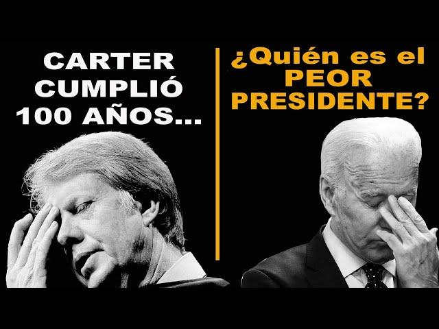  JAMES CARTER cumplió 100 años | ¿Quién es el PEOR PRESIDENTE?