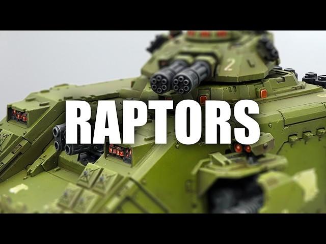 Kitbashing A CUSTOM LAND RAIDER Pattern - Space Marine Raptors Army