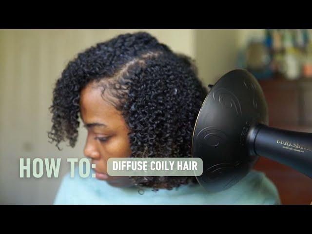 How to Diffuse Coily Hair | Stretch Diffusing | Curlsmith