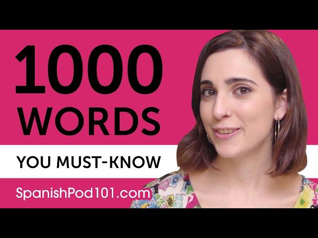 1000 Words Every Spanish Beginner Must Know