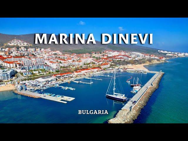 MARINA DINEVI  Saint Vlas, Bulgaria 2024 Drone 4K | Yacht Port in Sveti Vlas - BEST PLACE TO VISIT