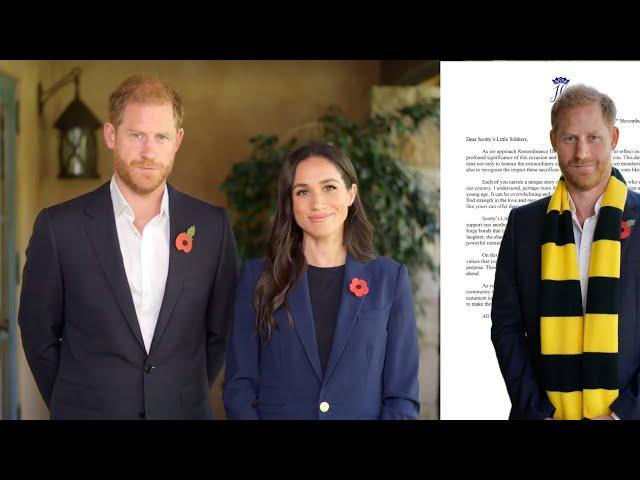 Prince Harry and Duchess Meghan Message of Love! The Duke of Sussex Harry's Letter!