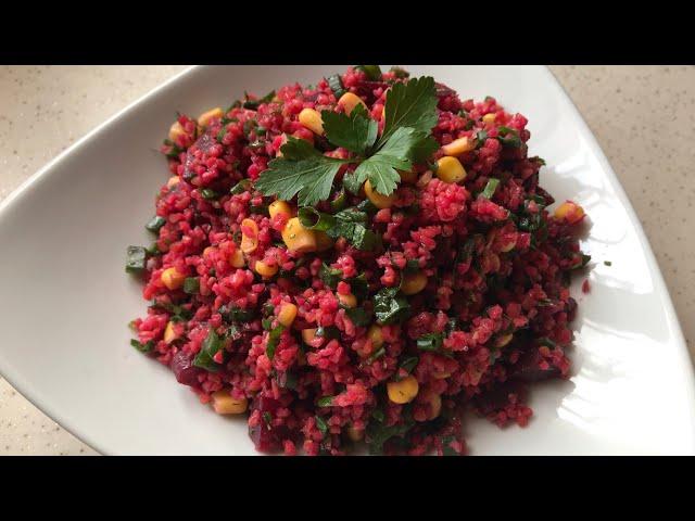 Pancar Turşusunun En Lezzetli Hali | Pancarlı Bulgur Salatası | Salata Çeşitleri | Bi Dene Bence 