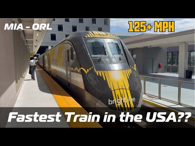 Brightline Train SECRETS Revealed | Miami to Orlando Round Trip - Full 4K Review