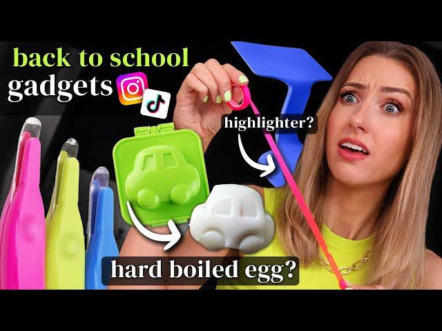 Testing Viral AMAZON GADGETS for BACK TO SCHOOL - what's worth buying!?