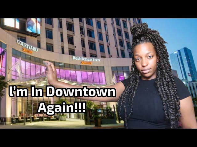 MINI DAYCATION VLOG | RUNNING ERRANDS + PACKING + DOWNTOWN LA ROOM TOUR | DANIELLE INC VLOGS