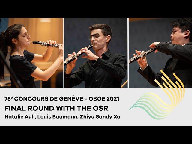 75e Concours de Genève - Complete Oboe Final Round 2021(LIVE STREAM)