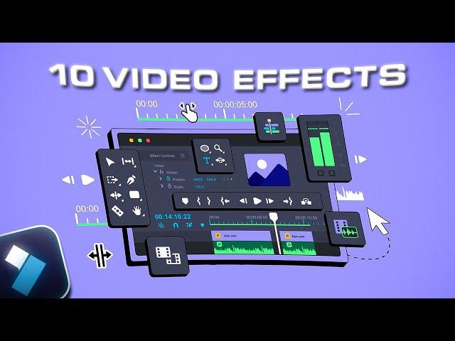 10 Video Effects to Level Up Your Editing | Filmora 14 Tutorial