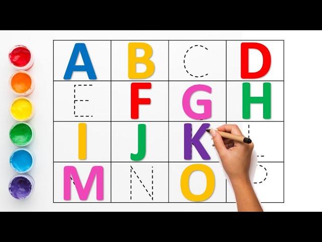 Alphabet Song | How to Write Alphabets | ABC Alphabet Song | Writing Dotted Alphabet