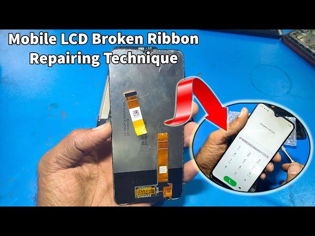 How To Mobile LCD Broken Flex Repair / LCD Ribbon Repairing