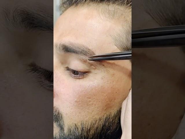 Eyebrow cut slits mens  #skincare #adi #youtube