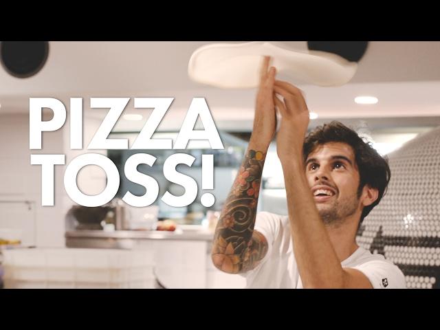 Pizza Acrobatics & Pizza Tossing (Pizza Spinning) - Coco & Vine