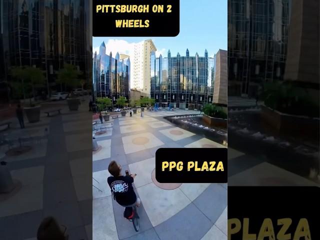 Experience Pittsburgh | PPG Plaza and South Side #shorts #pittsburgh #cycling