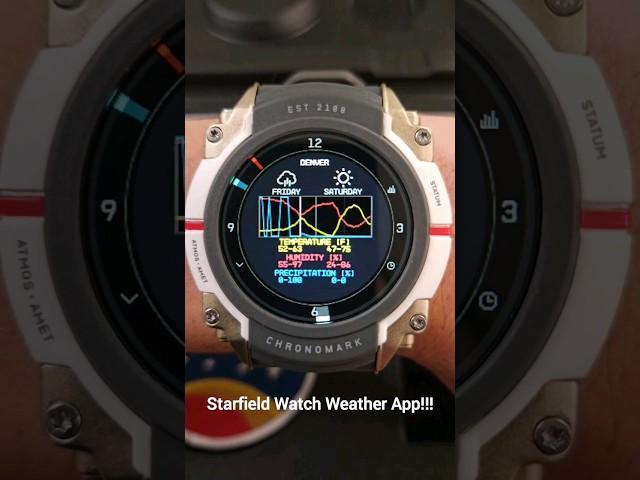Starfield Watch Weather App Update! ️