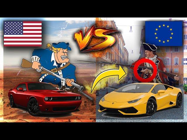 American MUSCLE VS European SPORTS CARS: The Ultimate Showdown