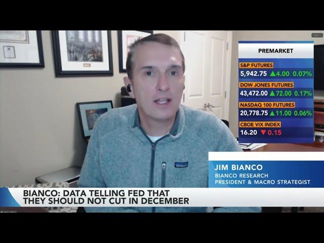Jim Bianco: "We don't need the Fed to be cutting interest rates in this environment"