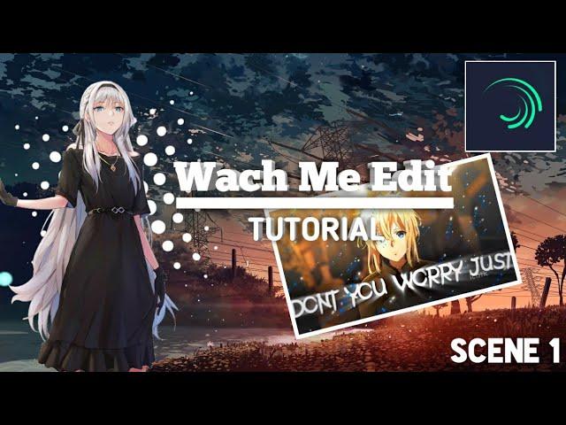 Tutorial Typography | Wach me Edit | Remake Icatk | Alight Motion