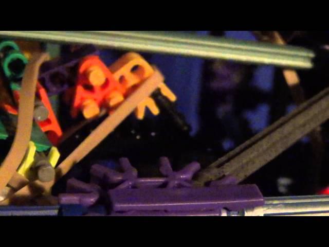 K'nex stop and go motion for ball machines