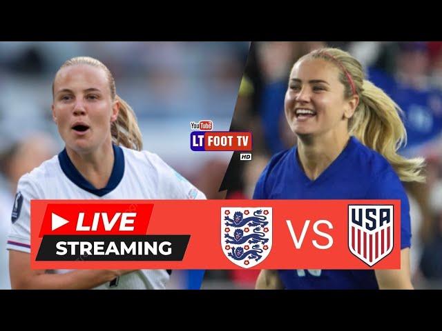 ENGLAND VS USA WOMEN'S LIVE STREAMING FRIENDLY FIRST HALF