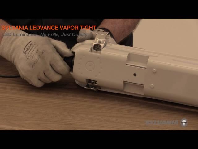 SYLVANIA LEDVANCE Vapor Tight Luminaire  - Installation Video