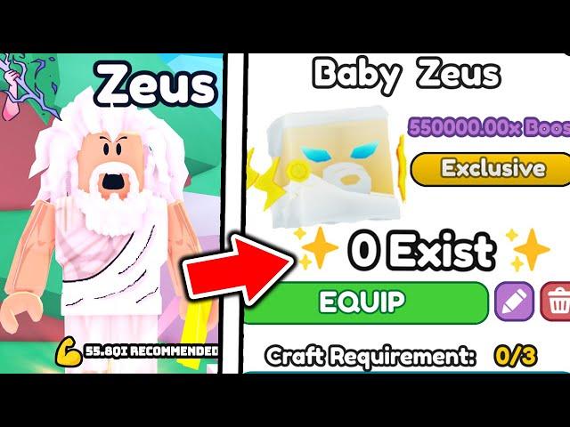 I TRADE For RAREST and STRONGEST ZEUS PET in Arm Wrestle Simulator..