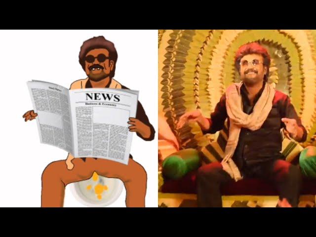 Vettaiyan - Manasilaayo Lyric | Rajinikanth | Meme Funny Art | T.J. Gnanavel | Anirudh | Manjul.