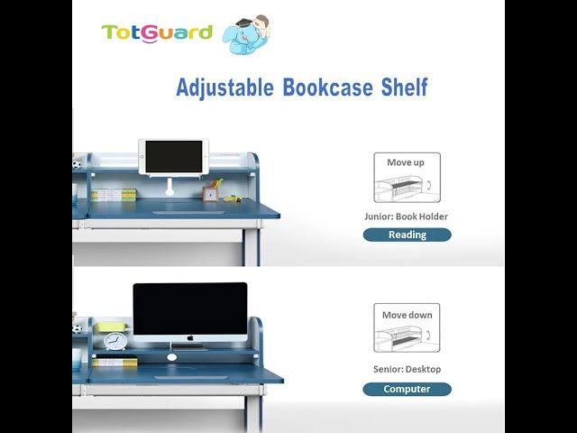 Best4Kids Totguard DL120 - Assemble Desk Hutch