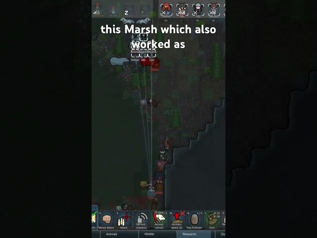 Marsh Funnel on Pig Raid - Rimworld Ascendancy