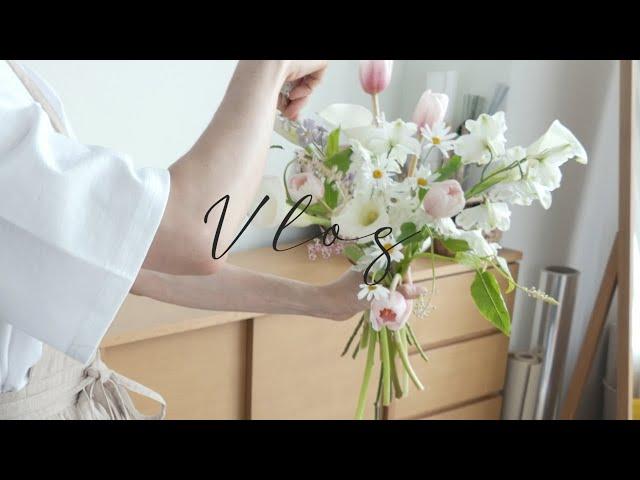 ENG/ VLOG/ Flower shop, Busy day, Various bouquets of work, Florist daily Vlog