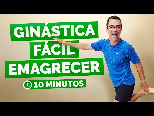 GINÁSTICA FÁCIL PARA EMAGRECER EM CASA | Para Iniciantes | Nível 3 | Aurélio Alfieri