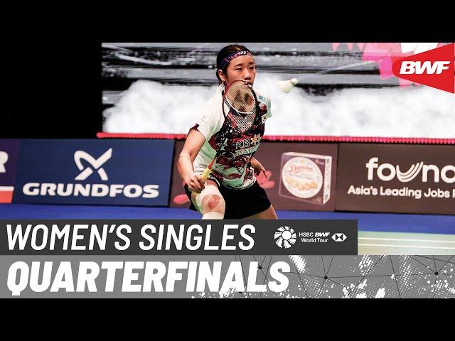 VICTOR Denmark Open 2024 | An Se Young (KOR) [1] vs. Supanida Katethong (THA) [7] | QF