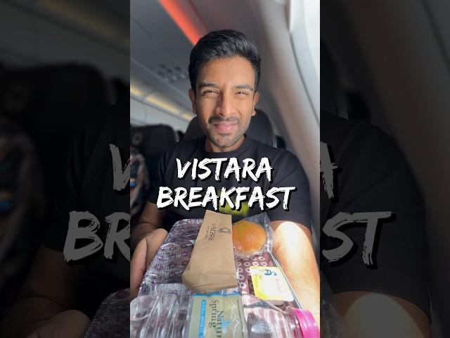 Vistara Breakfast on Del-Mum Flight Any Good?! ️