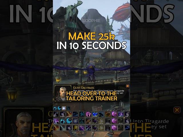 25k in 10 Seconds Gold Making Guide World of Warcraft