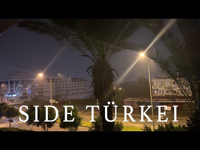 Regen in der Side Türkei im November 2024 #sideturkey #evrenseki #antalya #side #türkei