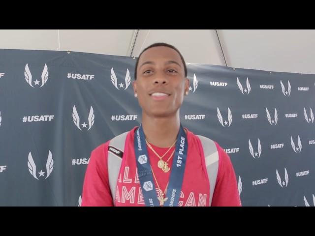 Eric Edwards After 13.32 No. 8 All-Time 110mH