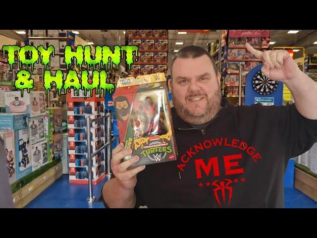 Toy Hunt & Haul - WWE TMNT Acknowledge Me!!! plus  Christmas &  Halloween