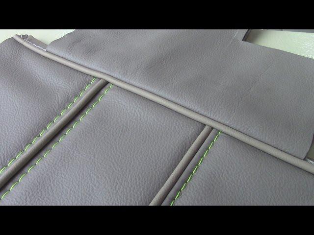 French Seams & Flat Felled Seams with Piping TIPS (Part 1) -Car upholstery