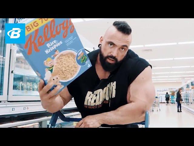 Pro Bodybuilder Goes Off-Season Grocery Shopping | IFBB Pro Luke Sandoe