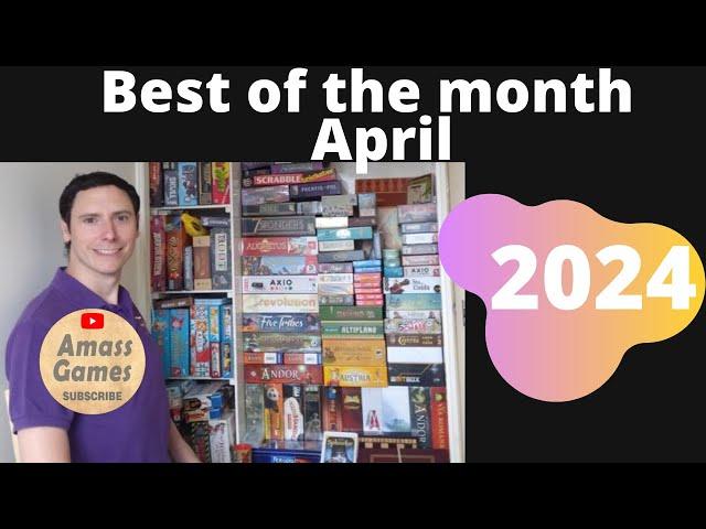 Best of the month April 2024 BotM AmassGames #boardgame #tabletop #tableideas #games #gamers games