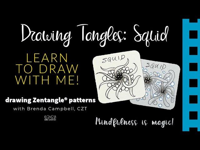 Drawing Squid: a Zentangle® Pattern | Angel Whispers Art