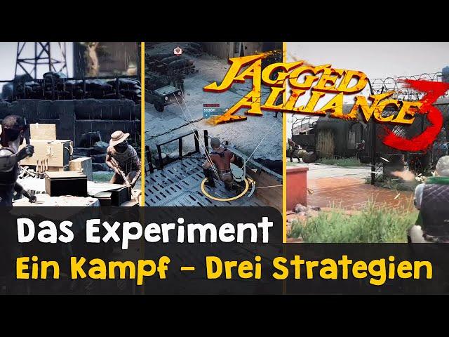 Jagged Alliance 3  Ein Kampf - Drei Strategien  Wie abwechslungsreich ist die Rundentaktik?