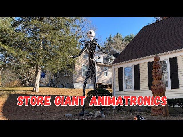 How to Store Giant Halloween Animatronics with Decor Storage Bag by Home Accents Holiday