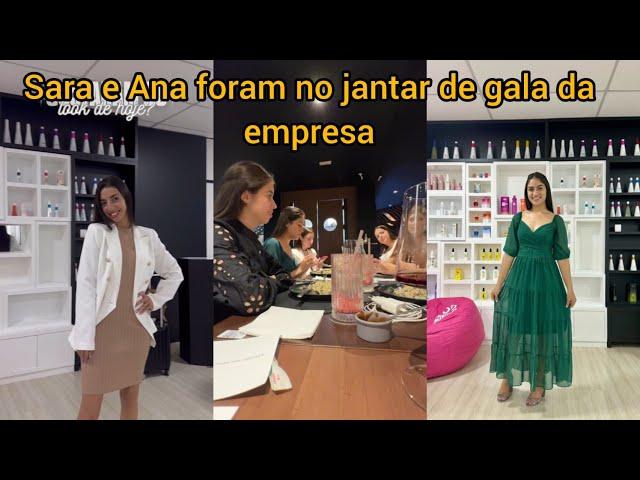 Sara Kellen e Ana Vitória foram no jantar de gala da empresa