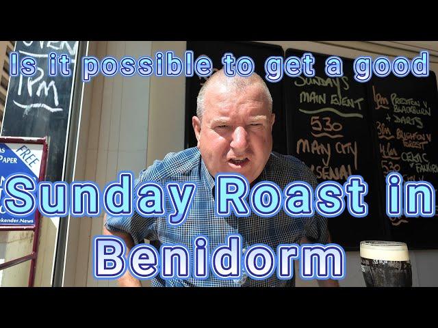 Traditional British Sunday Roast in Benidorm