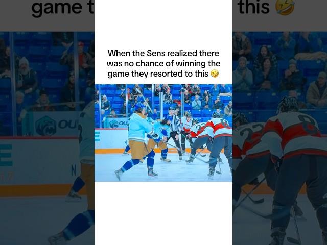 When all else fails  #leafs #senators #mapleleafs #hockey #shoresy #sports #nhl #nhlplayoffs #lol