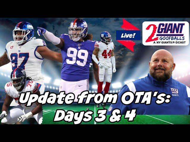 New York Giants OTA Update: Days 4 & 5