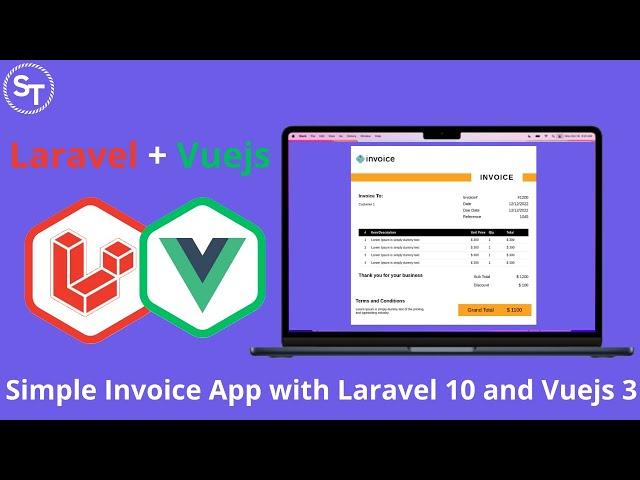 Build A Simple Invoicing App With Laravel 10 And Vuejs 3