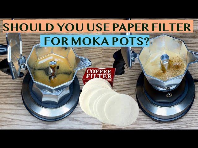 MOKA POTS EXPERIMENTS: FILTER VS NO FILTER PAPER USING 3-CUP MOKA EXPRESS & 2-CUP BRIKKA