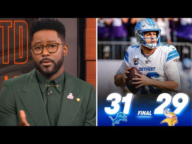 Jared Goff is the best NFL QB on the planet! - Nate Burleson on-fire Lions defeat Vikings in Week 7