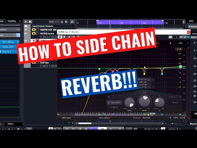 How To Side Chain And Get A Clean Reverb Like A Pro #reverb #mixing #Vocal